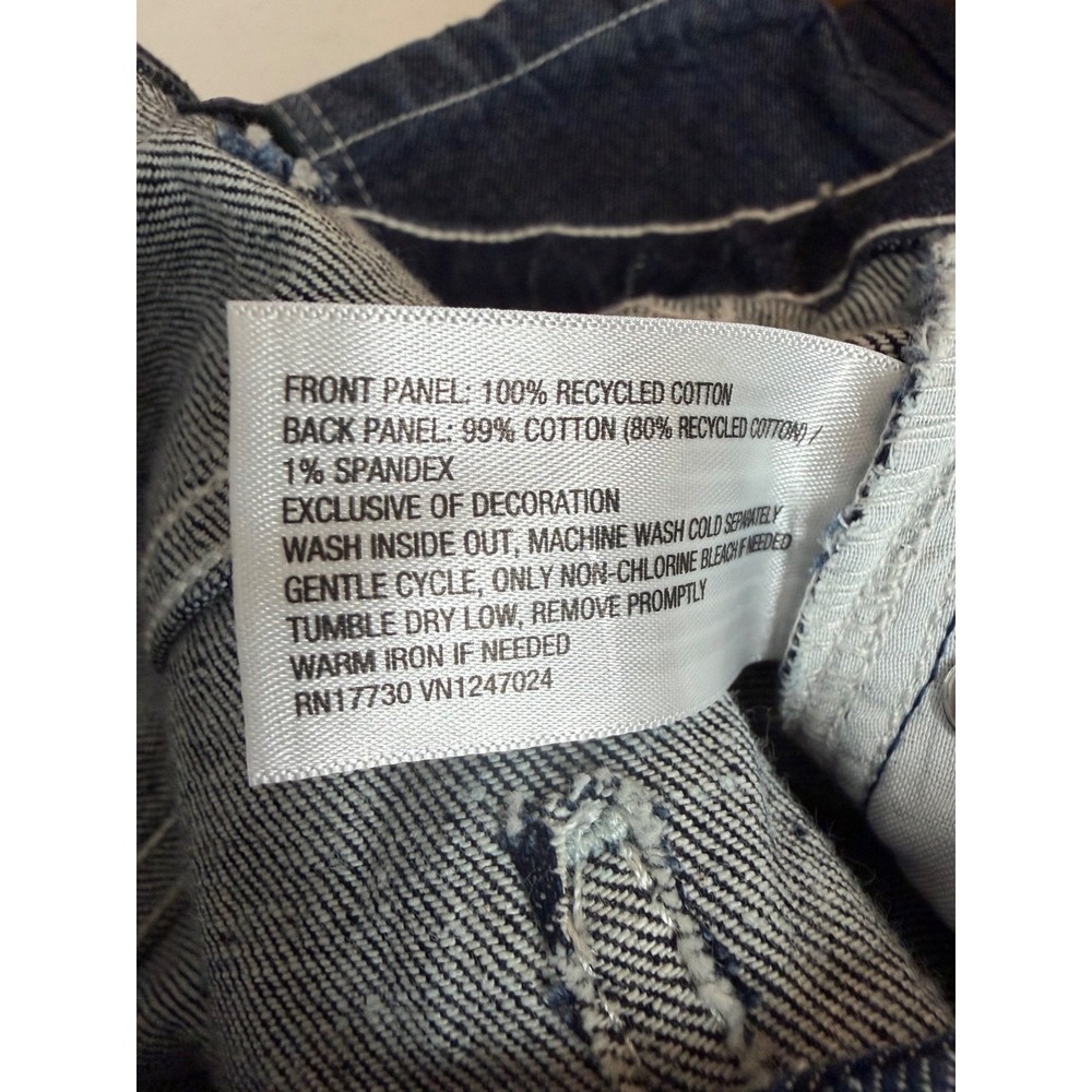 High Rise Straight Leg Carpenter Jeans Wm's 00/32 EasyRigid Workwear Buttonfly - Picture 7 of 12
